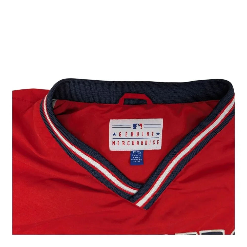 Minnesota Twins MLB Baseball Logo‎ Red White & Blue XL Pullover Jacket Lined